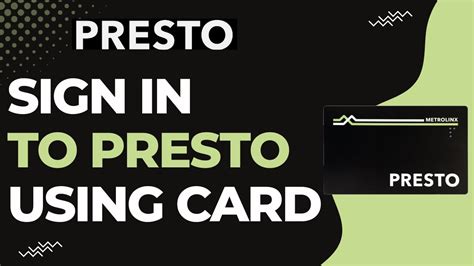 presto card nfc|presto credit card sign in.